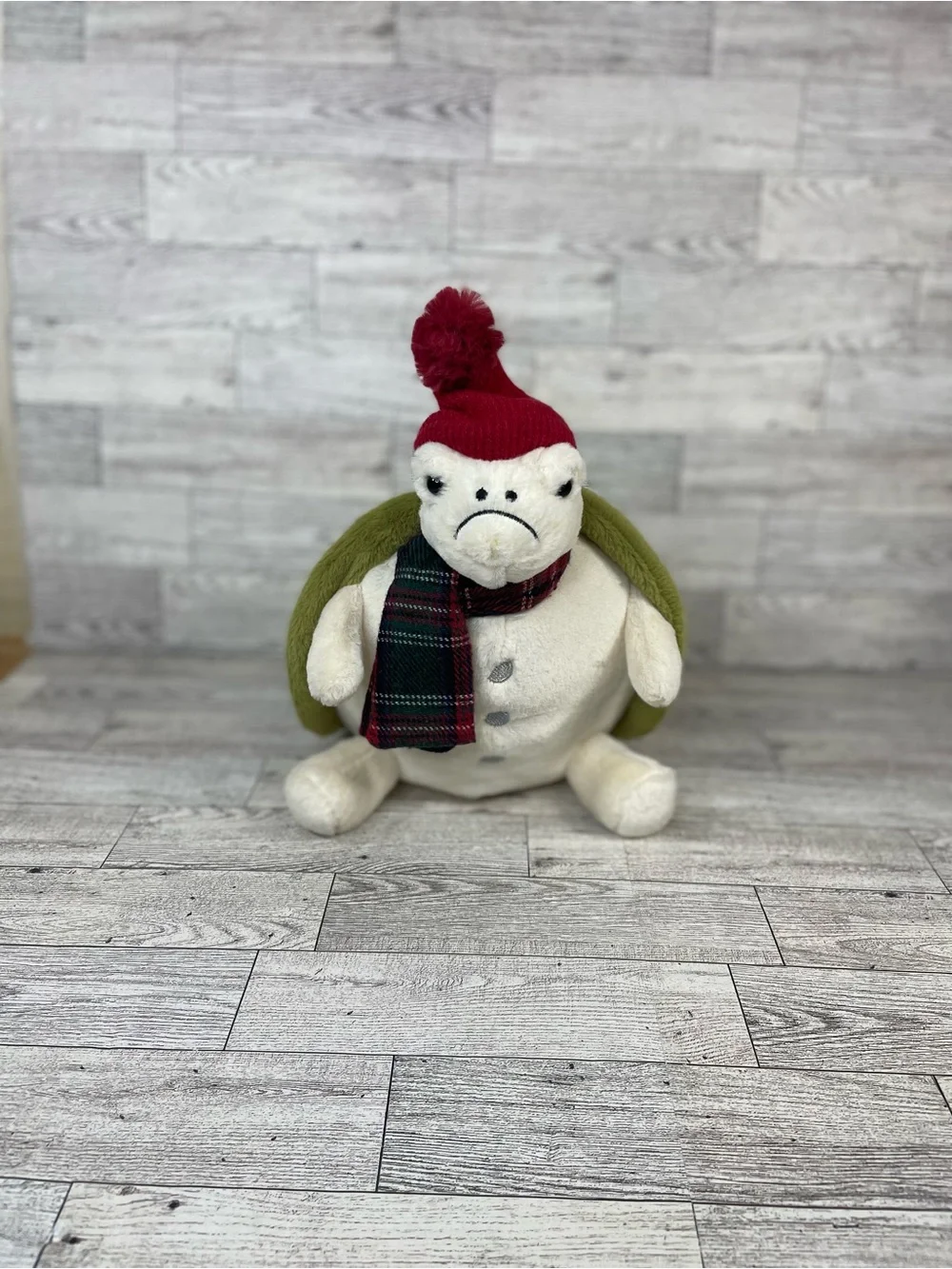 AUTHENTIC Rare Jellycat Snowman Timmy Turtle - NWT